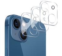 N//C Seminer - Set di 3 pellicole protettive per obiettivo della fotocamera, compatibile con iPhone 13 da 6,1 pollici e iPhone 13 mini da 5,4 pollici, trasparente, antigraffio