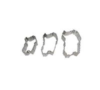 Nice Connection - Set 3 formine per dolci e pasta a forma di Sardegna - Stampo biscotti souvenir