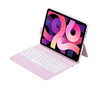 N+C Tastiera Bluetooth per iPad Pro Air 4 /iPad Pro 11 2018 2020 2021 con Supporto per Porta Penna Cover Durevole in TPU (Per iPad Pro 11 2020, Rosa)