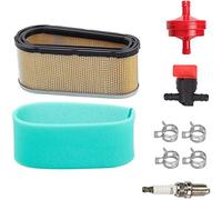 N/C ZAMDOE Kit Filtro Aria 496894S 496894, prefiltro 272403S con Filtro Carburante 394358S Filtro Carburante valvola di intercettazione Carburante per Motori 282700 12,5-17 HP