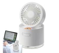 N. Compact Misting per viaggi all'aperto, scuola, utilizzo 'ufficio, mini ventilatore ricaricabile, spray piccola e leggera che puoi usare ovunque. Può adattarsi alla tua mano o sulla scrivani