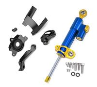 N Compatibile Con Z1000 2017 2018 Kit Staffa Di Montaggio Stabilizzatore Sterzo Ammortizzatore Moto Parti Accessori Universali Regolabili(Blue-Yellow)