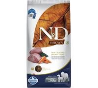 Farmina N&D Brown Grain Free Adult Medium/Maxi Agnello, spirulina e carote 7 kg - Croccantini per cani - 1° ORDINE? scegli lo sconto BZR5 / BZR20 + 200 punti fedeltà