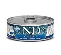 Farmina N&D Cat Ocean Sea Bass & Sardine & Shrimp 80 g Mangime