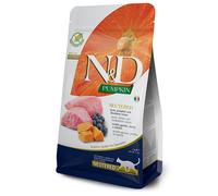 Cibo secco con agnello e mirtilli per gatti adulti sterilizzati N&D Neutered Adult, 1,5 kg, Farmina