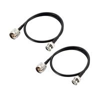 N/D Cavo coassiale maschio N maschio a BNC Cavo coassiale RG58 per Radio Amatoriale 20 Pollici 2 pezzi