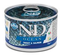 Farmina Dog N&D Ocean → Lattine da 140 gr - GUSTI VARI - Adult mini, Umido Cane