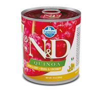 N&d dog quinoa skin & coat quail & coconut 285 g