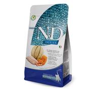 Alimento secco con pesce, gamberetti, zucca e melone per gatti N&D Kitten, 300 g, Farmina