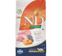 Cibo secco con agnello e mirtilli per gatti adulti sterilizzati N&D Neutered Adult, 1,5 kg, Farmina
