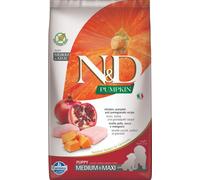 Farmina Dog N&D Pumpkin Puppy Med / Maxi → Pollo e Melograno - 2,5 / 12 kg Cani