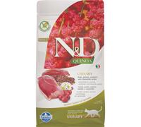 Farmina N&D Quinoa Feline Urinary Anatra e mirtilli rossi 1,5 kg - Croccantini per gatti - 1° ORDINE? scegli lo sconto BZR5 / BZR20 + 200 punti fedeltà