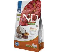 russo mangimi Farmina Cane N&D Quinoa Skin&Coat Adulto Mini Aringa, Quinoa, Cocco & Curcuma 800 Gr