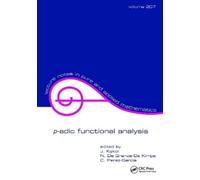N. De Grande-De Kimpe p-adic Functional Analysis (Copertina rigida)