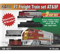 N F7 Freight Train Set at&SF 5-Unit Set