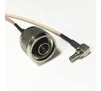 N Femmina/Maschio Interruttore CRC9 Connettore Ad Angolo Retto RG178 Cavo Pigtail 15cm 6"/30cm/50cm Adattatore(N type male,30CM)