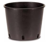 N.G. NICCOLAI - NICCO Shop - X10PZ VASI Professionali VIVAIO Alti - Made in Italy - Varie Misure - Colore Nero in PLASTICA Riciclata (24X24-9,5 Litri)