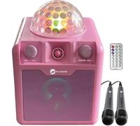 N-Gear Disco Block 410 Pink 4 in / 10 cm Cassa Bluetooth Karaoke Portatile