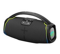 N-Gear NRG 200 Altoparlante Bluetooth con luce e maniglia per il trasporto, 200 Watt Music Box Bluetooth senza fili, USB o AUX connettersi con 2 telefoni cellulari, fino a 8 ore di musica, Bluetooth