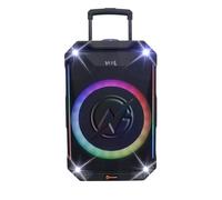 N-Gear The Flash 1040 - Altoparlante Bluetooth senza fili da 10 pollici, microfono e spettacolo LED, 400 W