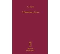 N.J. Enfield A Grammar of Lao (Copertina rigida) Mouton Grammar Library [MGL]