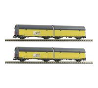 Scala N Fleischmann 6660111+6660112 - 4-tlg. Autotransport Ars Altmann Nuovo Ovp