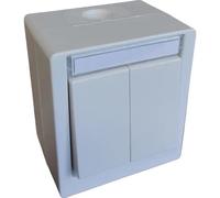 N & L 27712 Interruttori in serie Completo Da parete Bianco 1 pz.