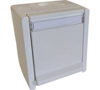 N & L 27751 Presa con coperchio ribaltabile Completo Da parete Bianco 1 pz.