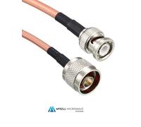 N Maschio A BNC Male Cavo Assemblaggio Low Loss Coassiale RG142 Militare Spec