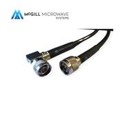 N Maschio Angolo Destro A Cavo Coassiale RG213 Rame Protezione - più Basso Loss