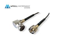 N Maschio Angolo Destro A Uhf Maschio PL259 Cavo Low Loss Coassiale RG55 ML Spec