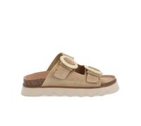 NØ NAME Sandali Donna Sandy Slap W Beige Mule in Pelle