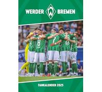 N NEUMANNVERLAGE Werder Bremen 2025 - Calendario da parete, 29,7 x 42 cm, motivo: stelle