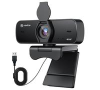 N newline Webcam 4K 30FPS per PC e Mac con Sensore Sony, 2 Microfoni con Cancellazione del Rumore, Autofocus, Correzione della Luce, Privacy Shutter, USB Webcam per Streaming e Videochiamate