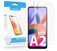 N NEWTOP 2 Pezzi Pellicola Compatibile con Redmi A2, GLASS FILM 0.3mm 9H Vetro Temperato Proteggi Schermo Display Anti Urto Graffio Protezione Protettiva Film Esterna Monitor