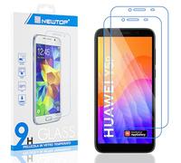 N NEWTOP 2 PEZZI Pellicola Compatibile per HUAWEI Y5 P, GLASS FILM 0.3mm 9H Vetro Temperato Proteggi Schermo Display Anti Urto Protezione