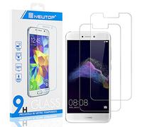 N NEWTOP [2 Pezzi Pellicola GLASS FILM Compatibile per Huawei P8 Lite 2017, Fina 0.3mm Durezza 9H in Vetro Temperato Proteggi Schermo Display Protettiva Anti Urto Graffio Protezione