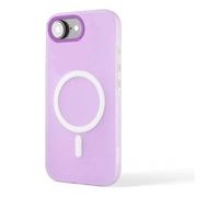 N NEWTOP 2in1 Cover CV57 Compatibile per Apple iPhone 17E, Custodia TPU Gel Silicone Flessibile Morbida Rigida Case Posteriore Protezione Fotocamera Anti Urto Guscio Scocca Colorato (Viola)
