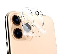 N NEWTOP Camera GLASS Compatibile con Apple iPhone 11 Pro / 11 Pro Max, FILM 0.4mm 9H 2.5D Vetro Temperato Trasparente Protezione Copertura Fotocamera Posteriore Lens Film Lenti Anti Urto Graffio (1)