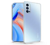 N NEWTOP Cover Compatibile con Oppo Reno 4 Pro 5G Custodia TPU SOFT Gel Silicone Ultra Slim Sottile Flessibile Case Posteriore Protettiva (Trasparente Opaco)