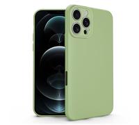 N NEWTOP Cover Compatibile per Apple iPhone 16 Pro, Custodia TPU SOFT Gel Silicone Ultra Slim Sottile Flessibile Case Posteriore Protezione Fotocamera Anti Urto Guscio Scocca Colorato Fina (Verde)