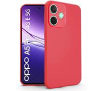 N NEWTOP Cover Compatibile per Oppo A5 Pro 5G e 4G, Custodia TPU SOFT Gel Silicone Ultra Sottile Flessibile Case Posteriore Protezione Fotocamera Anti Urto Guscio Scocca Colorato (Rosso)