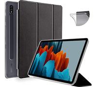 N NEWTOP Cover Compatibile per Samsung Galaxy Tab A8 10.5" 2021/2022 SM-X200, SM-X205, SM-X207, Custodia Smart Libro TPU Back Front Leggera Stand Supporto Funzione Wake/Sleep Simil Pelle (Red)