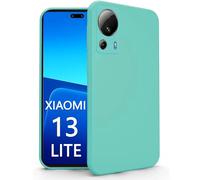 N NEWTOP Cover Compatibile per Xiaomi 13 LITE, Custodia TPU SOFT Gel Silicone Ultra Sottile Flessibile Case Posteriore Protezione Fotocamera Anti Urto Guscio Scocca Colorato (Azzurro)