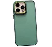 N NEWTOP Cover CV30 Compatibile con Samsung Galaxy A22 5G, Case Custodia TPU PC Rigida Protezione Frosted Opaca Pulsanti Cromata Retro Sottile Guscio Proteggi Graffi Urti (Verde)