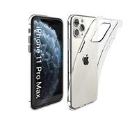 N NEWTOP Cover TPC01 Compatibile per iPhone 11 Pro Max Bianco, Custodia TPU CLEAR Silicone Anti Urto Trasparente 100% Slim Morbida Flessibile Case Posteriore