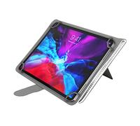 N NEWTOP Custodia Compatibile 8" Pollici Universale Cover per Tablet Dimensioni Massime 20.5x13.7 cm a Libro Flip in Simil Pelle Magnetica Funzione Stand Integrata Orizzontale (Bianco)