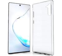 N NEWTOP Custodia Cover Compatibile con Samsung Galaxy Note 10 4G e 5G, Morbido TPU CLEAR Gel Silicone Anti Graffio Trasparente Slim Sottile Flessibile Case Guscio Posteriore Proteggi