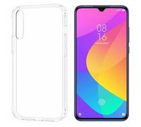 N NEWTOP Custodia Cover Compatibile con Xiaomi Mi A3 Lite - Mi 9 Lite, Morbido TPU CLEAR Gel Silicone Anti Graffio Trasparente Slim Sottile Flessibile Case Guscio Posteriore Proteggi