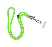 N NEWTOP Laccetto CV37 Cordino Tracolla Regolabile Cinghia Corda TPU da Cover Appendere Catena Rimovibile Estate Sport Fitness Inverno Montagna Universale per Cellulare Smartphone (Verde, 80cm)